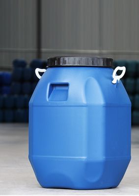 Cuadrado químico azul FDA del barril del barril del HDPE plástico impermeable del tambor