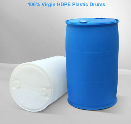 top cerrado multifuncional reutilizable azul del barril químico plástico 200L