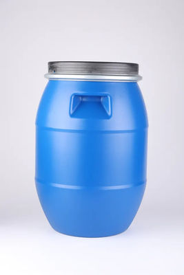Tambor plástico del HDPE azul redondo del bidón de aceite 30L con el artículo de la cubierta