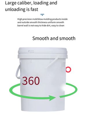 Los cubos plásticos 1L/2L/5L/10L de la pintura modificaron los cubos para requisitos particulares plásticos