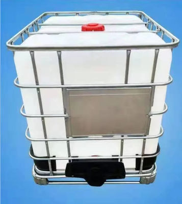 Envase líquido de acero inoxidable de la plataforma de los tanques de almacenamiento del litro IBC del cuadrado 1000