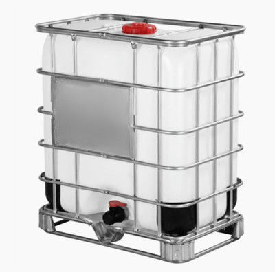 Contenedor de granel medio de 500L vertical compuesto Cuadro de paletas de acero completo