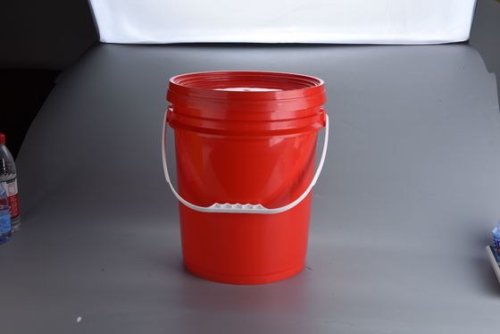 Cubo de pintura de plástico personalizable de 18L para envases químicos con varios tamaños disponibles