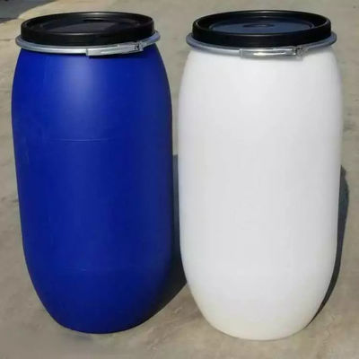 HDPE barril blanco plástico ISO9001 cilíndrico del tambor de 55 galones