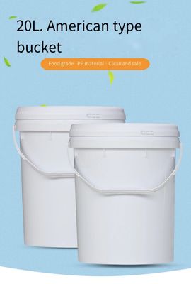 ODM 20 cubo plástico de la categoría alimenticia del HDPE 20L del tambor del litro para la pintura