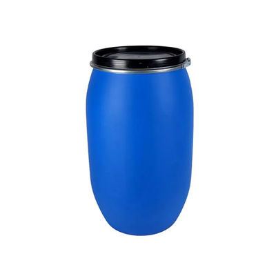 Tambor azul del HDPE químico tambor impermeable higiénico de 200 litros con Ring Lock