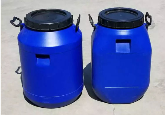 barriles plásticos azules del tambor de almacenamiento de la comida 60L con la tapa y la manija del hilo