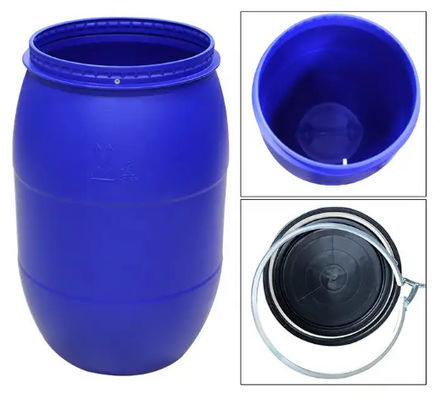 La corrosión impermeabiliza el barrilete de tragante abierto de aislamiento fuerte del barril del HDPE del tambor de almacenamiento de la comida