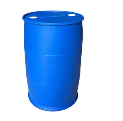 tambor químico plástico del barril del HDPE 100L azul y categoría alimenticia blanca apilable