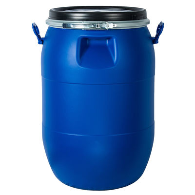 Tambor de plástico azul de 60 litros de HDPE