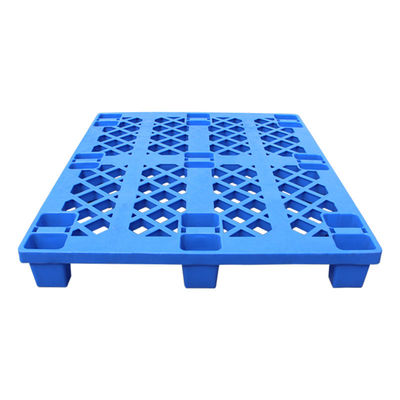Grilla de nueve pies de montacargas de plástico paleta de color azul