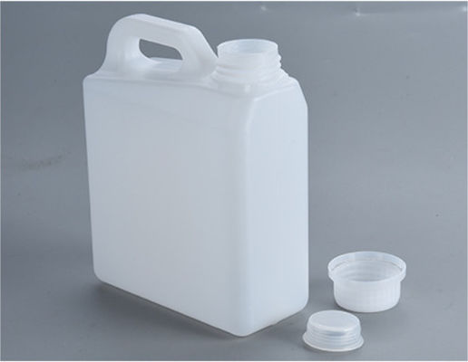 1L de lavado de platos líquido botella de plástico desinfectante agua cuadrada lata plana aceite de maní HDPE químico barril de plástico