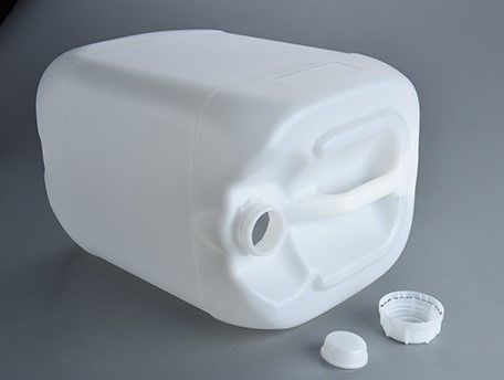 Barril de plástico de 30L Barril cuadrado blanco de grado alimenticio Barril químico de buen sellado Barril HDPE Corrosio ácido y alcalino