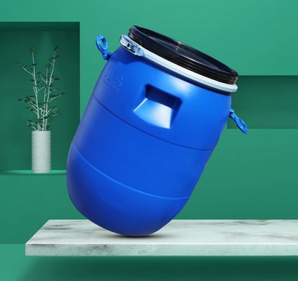 Fábrica de productos químicos de punta abierta Barril de aro de hierro 60L Fábrica de plástico suministro al contado