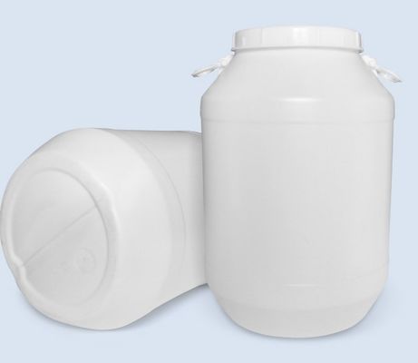 50L Tambor de enzimas blancas de recubrimiento químico HDPE Tambor de plástico