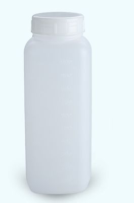 Botellas de plástico de 1 litro de boca grande en alimentos, productos farmacéuticos, químicos y nuevo HDPE