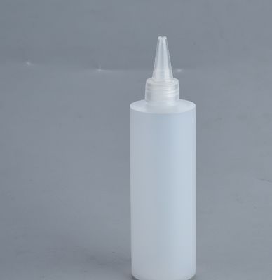 Botella redonda de 250 ml fabricada con HDPE nuevo